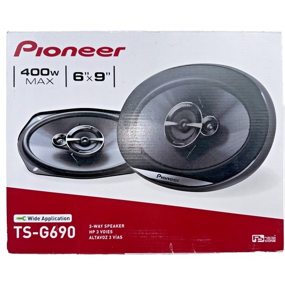 Pioneer TS-G690 6" x 9" 3-way Speakers 400 W Max Wide application NEW & SEALED - Picture 1 of 16